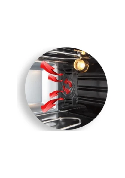 Simfer 4552 Çift Camlı 45 lt Beyaz Midi Fırın - 5