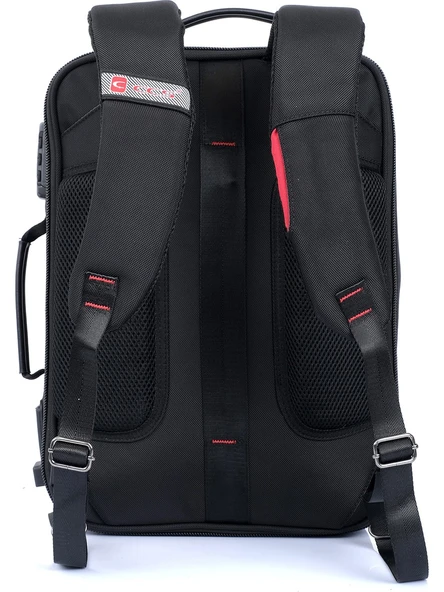 Ççs Siyah 51271 Kilitli Omuz Askılı Fonksiyonel Laptop Sırt Çantası - 4