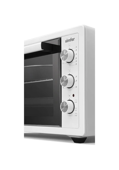 Simfer 4552 Çift Camlı 45 lt Beyaz Midi Fırın - 9