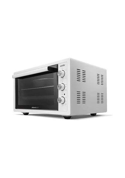 Simfer 4552 Çift Camlı 45 lt Beyaz Midi Fırın - 8