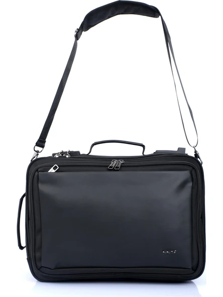 Ççs Siyah 51271 Kilitli Omuz Askılı Fonksiyonel Laptop Sırt Çantası