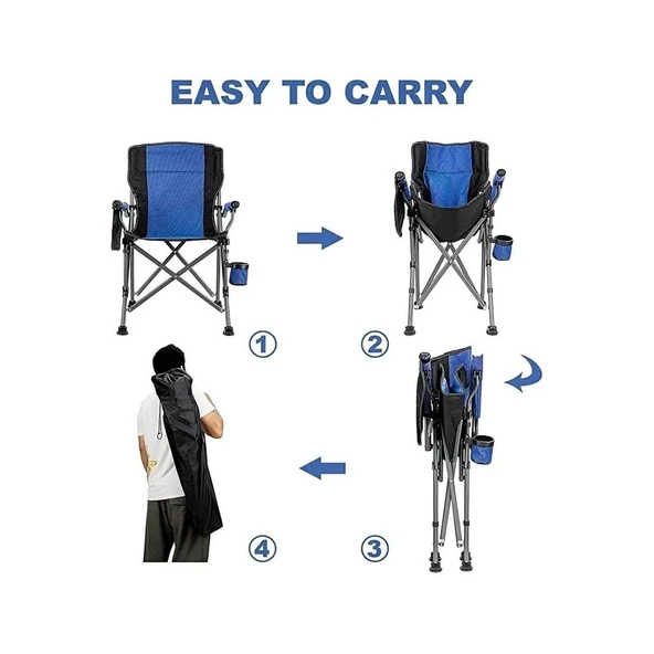 Madfox Roxy Katlanır Kamp Sandalyesi - Resim 5