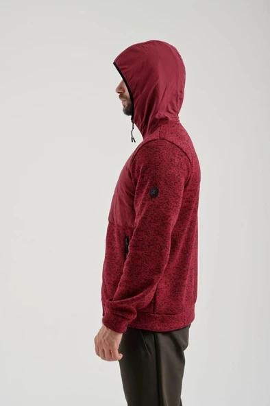 Exuma Erkek Bordo Polar Sweat 2311136 - 3