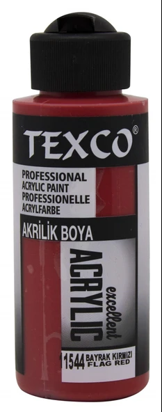 Texco Excellent Akrilik Boya 11544-Bayrak Kırmızı 110 cc ürün görseli 1