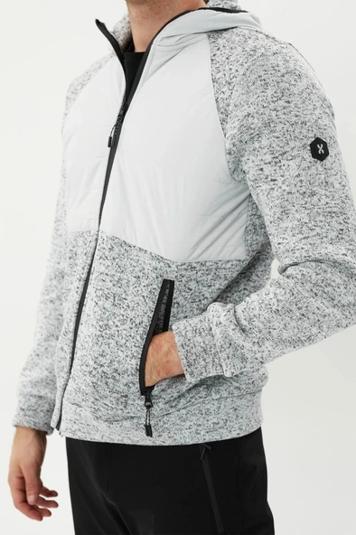 Exuma Erkek Gri Polar Sweat 2311136 - 6