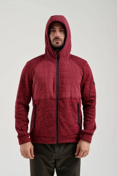 Exuma Erkek Bordo Polar Sweat 2311136 - 2