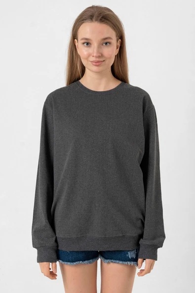 Füme Kadın Basic Sweatshirt - 6