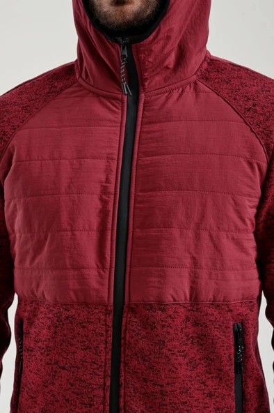 Exuma Erkek Bordo Polar Sweat 2311136 - 5