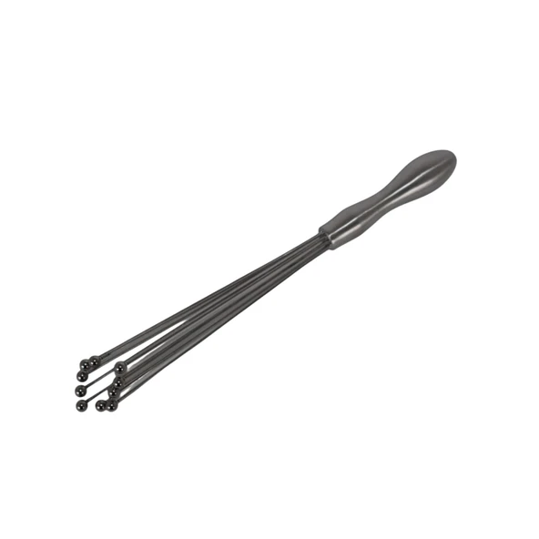 Paslanmaz Çelik Top Krema Yumurta Çırpıcı 30 cm Boncuk Uçlu Yumurta  Çırpıcı - 4