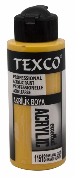 Texco Excellent Akrilik Boya 11518-Portakal Çiçeği 110 cc ürün görseli 1
