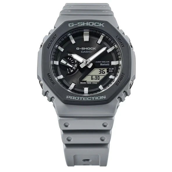 CASIO G-SHOCK GA-B2100LUU-8ADR GRİ SİLİKON KORDON ANALOG/DİJİTAL PİLSİZ SOLAR ERKEK KOL SAATİ - Resim 3