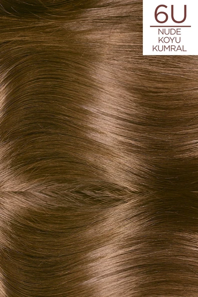 L'Oreal Excellence Nude Renkler Saç Boyası - 6U Nude Koyu Kumral - 3