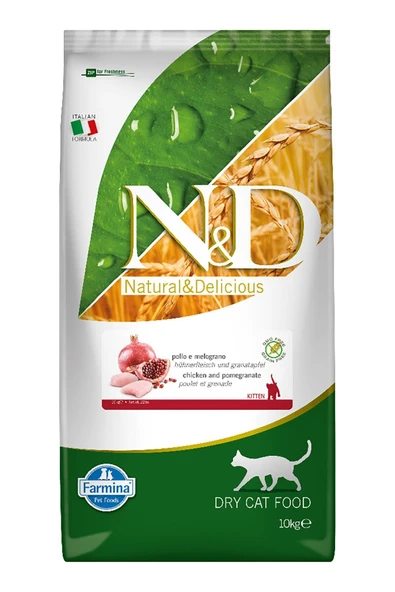 Tahılsız Kitten Tavuk Nar Yavru Kedi Maması 10 kg