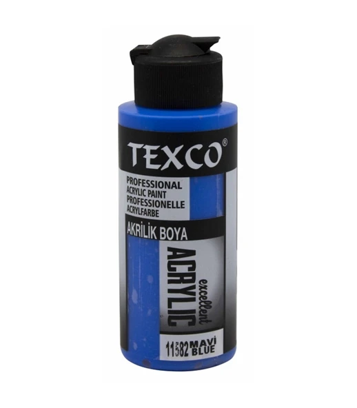 Texco Excellent Akrilik Boya 11582-Mavi 110 cc ürün görseli 1