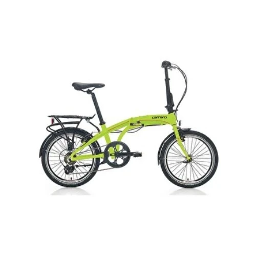 Carraro Flexi 106 V Fren 6 Vites 20 Jant Katlanır Bisiklet Lime Yeşil Siyah Kırmızı 32 Kadro