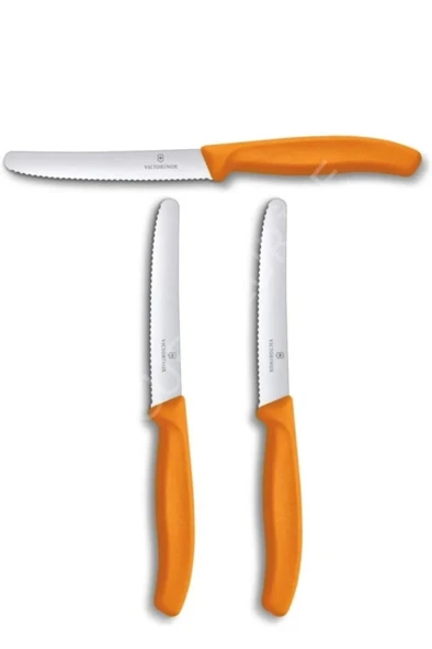 Victorinox Turuncu Bıçak Seti Büyük ( 11cm )