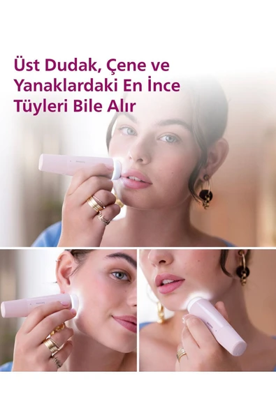 BRR454/00 Yüz Tüy Alma Makinesi,Ayna Ve Tam Çember Led Işıklı,Yıkanabilir Çıkan Başlık - 7