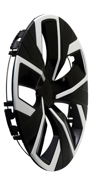 Jant Kapağı Kırılmaz Çıtalı 14" Yeni Model Beyaz Çıtalı 4'lü (TAKIM OLARAK) - 2