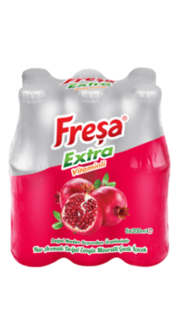Freşa Extra Narlı Soda 200 ml x 6 Adet