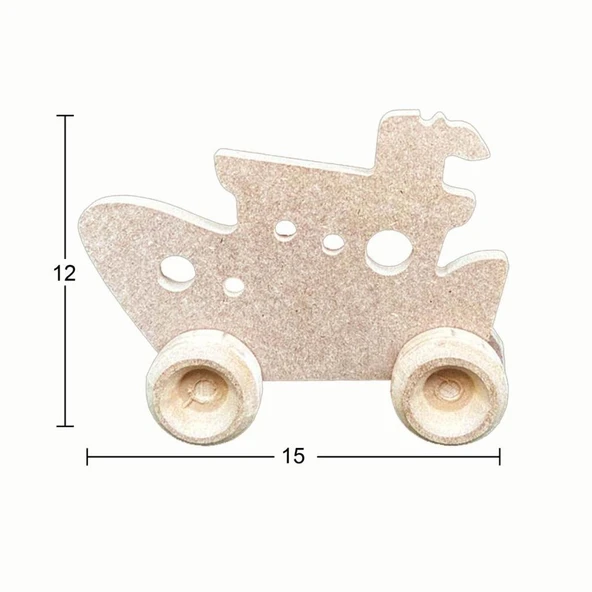 Ahşap Oyuncak Gemi 15x12cm OY107 ürün görseli