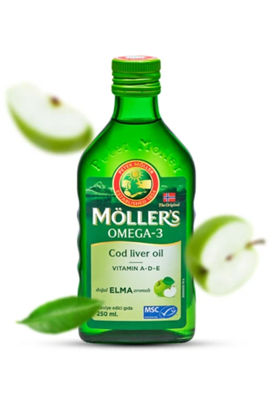 Möller's Omega 3 Elma Aromalı Balık Yağı 250 ml