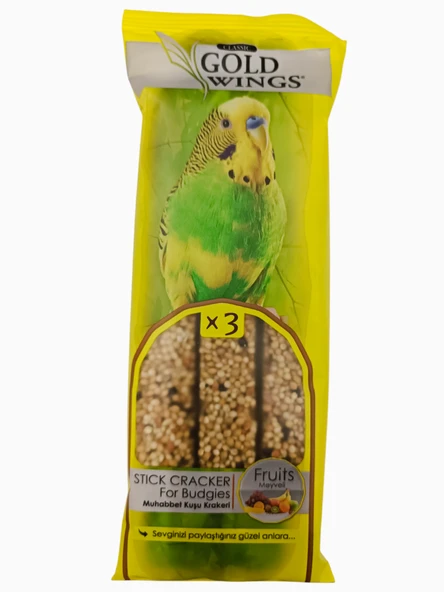 Gold Wings Meyveli Kraker 3lü Paket