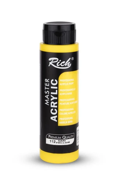 Rich Master Akrilik Boya 500 ml Sarı ürün görseli 1