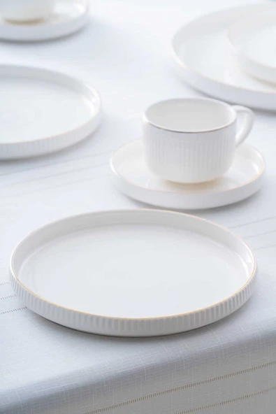 Acar PORWM-06194/4 Sierra 6 Kişilik 20 Parça Brunch Seti - Gold - 12