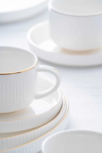 Acar PORWM-06194/4 Sierra 6 Kişilik 20 Parça Brunch Seti - Gold - 4