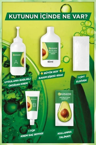 Garnier Nutrisse Yoğun Besleyici Kalıcı Krem Saç Boyası 3 Koyu Kahve - Resim 6