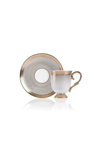 Acar HXF-05086/12 Nova Gold 6 Kişilik Kahve Fincan Takımı - Beyaz - 3