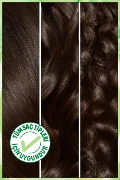 Garnier Nutrisse Yoğun Besleyici Kalıcı Krem Saç Boyası 4 Kahve - Resim 5