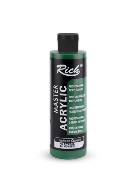 Rich Master Akrilik Boya 240 ml Yeşil 215 ürün görseli 1