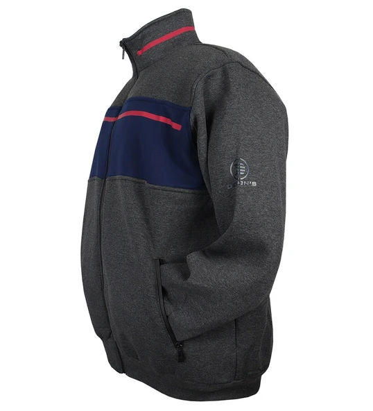 Erkek Büyük Beden Battal Boy 125 Kilo - 155 Kilo Arası İçin Uygun 3 İplik Kalın Kışlık Sweat Mont - 2