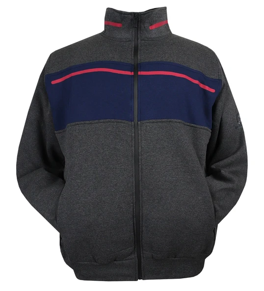 Erkek Büyük Beden Battal Boy 125 Kilo - 155 Kilo Arası İçin Uygun 3 İplik Kalın Kışlık Sweat Mont