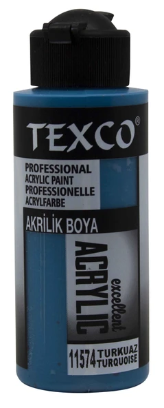 Texco Excellent Akrilik Boya 11574-Turkuaz 110 cc ürün görseli 1