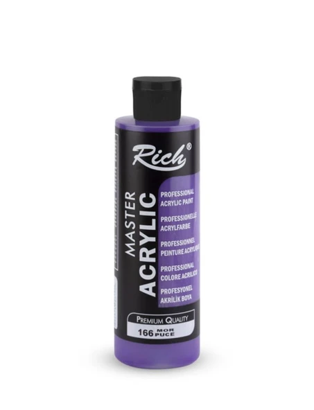 Rich Master Akrilik Boya 240 ml Mor 166 ürün görseli 1