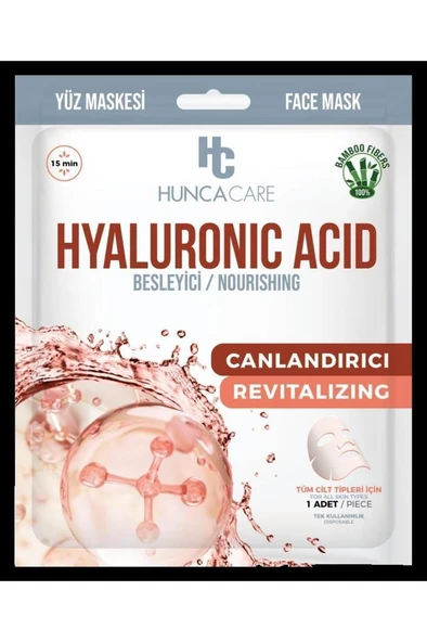 HYALURONIC ACID KAĞIT YÜZ MASKE - BESLEYİCİ / NOURISING