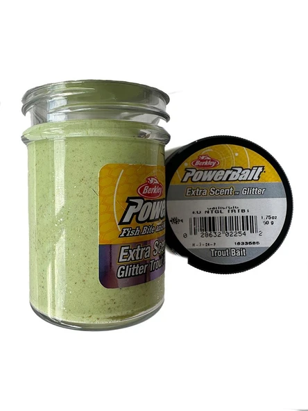 Berkley Power Bait Natural Scent Glitter – Garlic Gltr
