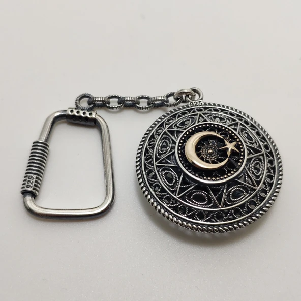 TELKARİ GÜMÜŞ ANAHTARLIK - 3