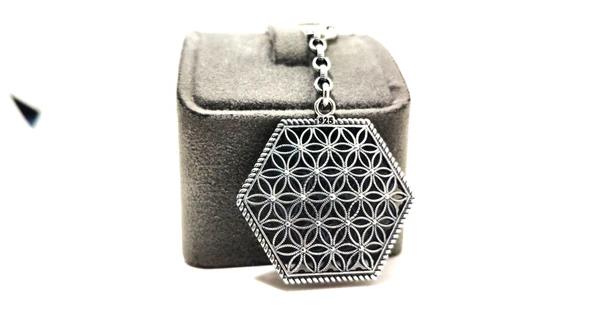 TELKARİ GÜMÜŞ ANAHTARLIK - 3