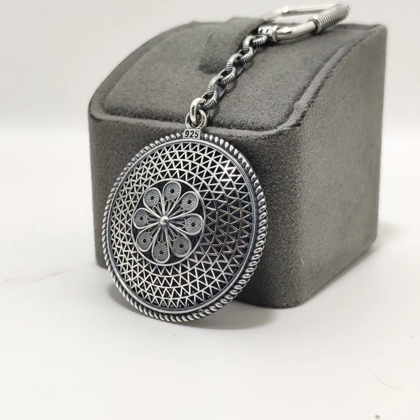 TELKARİ GÜMÜŞ ANAHTARLIK - 3