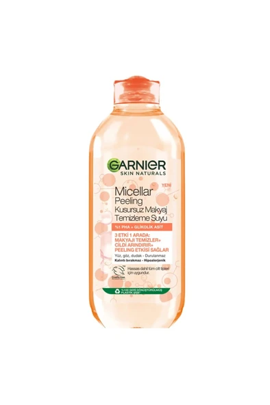 Garnier Micellar Peeling Kusursuz Makyaj Temizleme Suyu 400 Ml ürün görseli