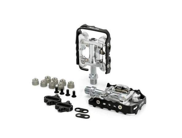 XLC PD - S02 Mtb/trekking Kilitli Pedal Gümüş - Siyah