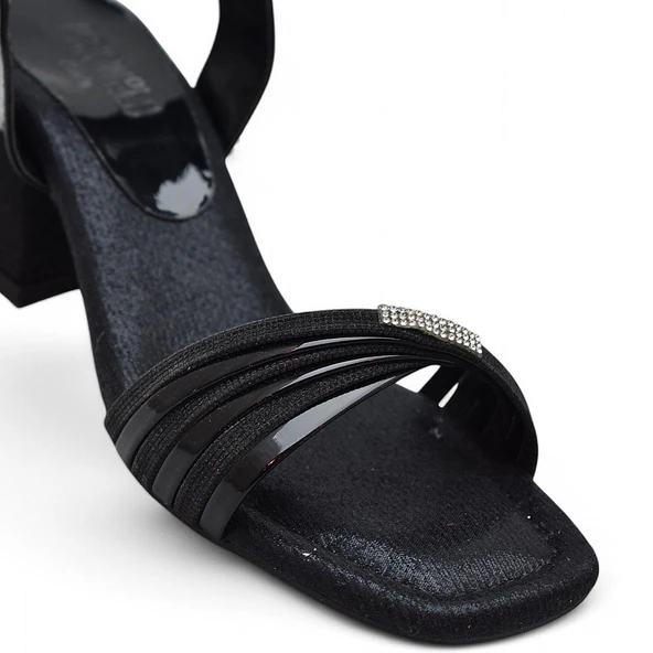 352 Abiye Kız Çocuk Topuklu Ayakkabı Taşlı Açık Kız Çocuk Nişan Abiye Ayakkabısı - 12