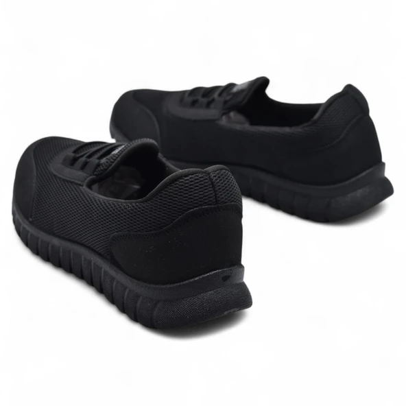 1812 Ortopedik Taban Yazlık Kadın Spor Ayakkabı Bağcıksız Babet Esnek Taban - 5