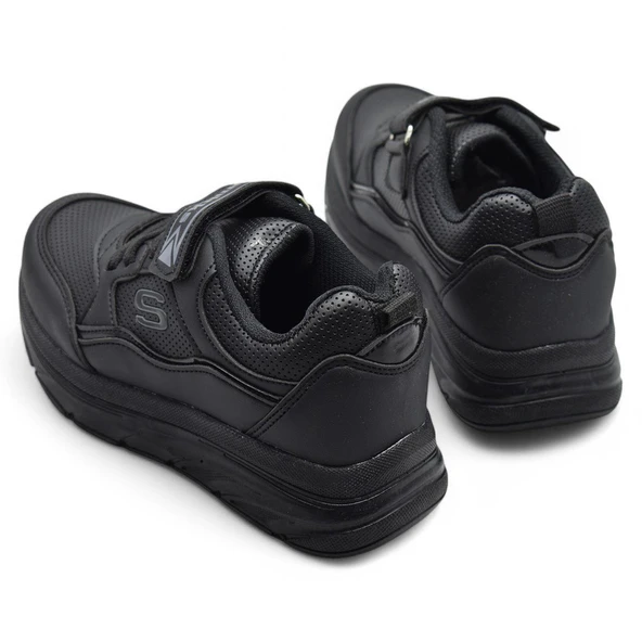 101Ç Ortopedik Taban Çocuk Spor Ayakkabı Unisex Çocuk Spor Ayakkabı Cırtlı Çocuk Spor - 4