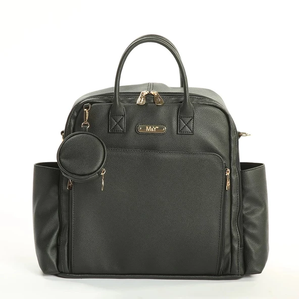 M&y Maia Anne Bebek Bakım Sırt Çantası 7310 Siyah