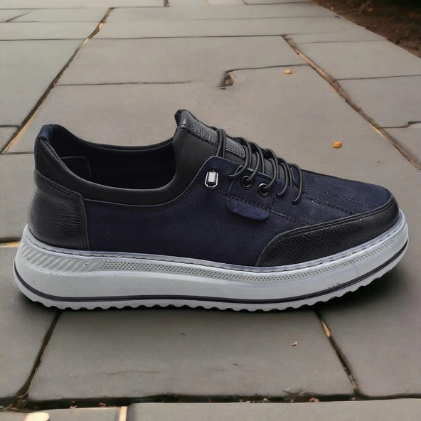 TAB550 Topuk Jelli Ortopedik Taban Hakiki Deri Erkek Ayakkabı Casual Günlük Erkek Ayakkabı POLİ Hafif Taban - 9