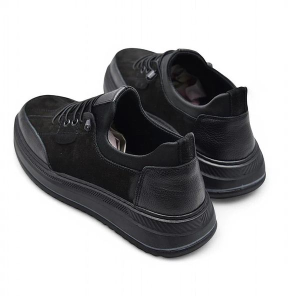 TAB550 Topuk Jelli Ortopedik Taban Hakiki Deri Erkek Ayakkabı Casual Günlük Erkek Ayakkabı POLİ Hafif Taban - 6